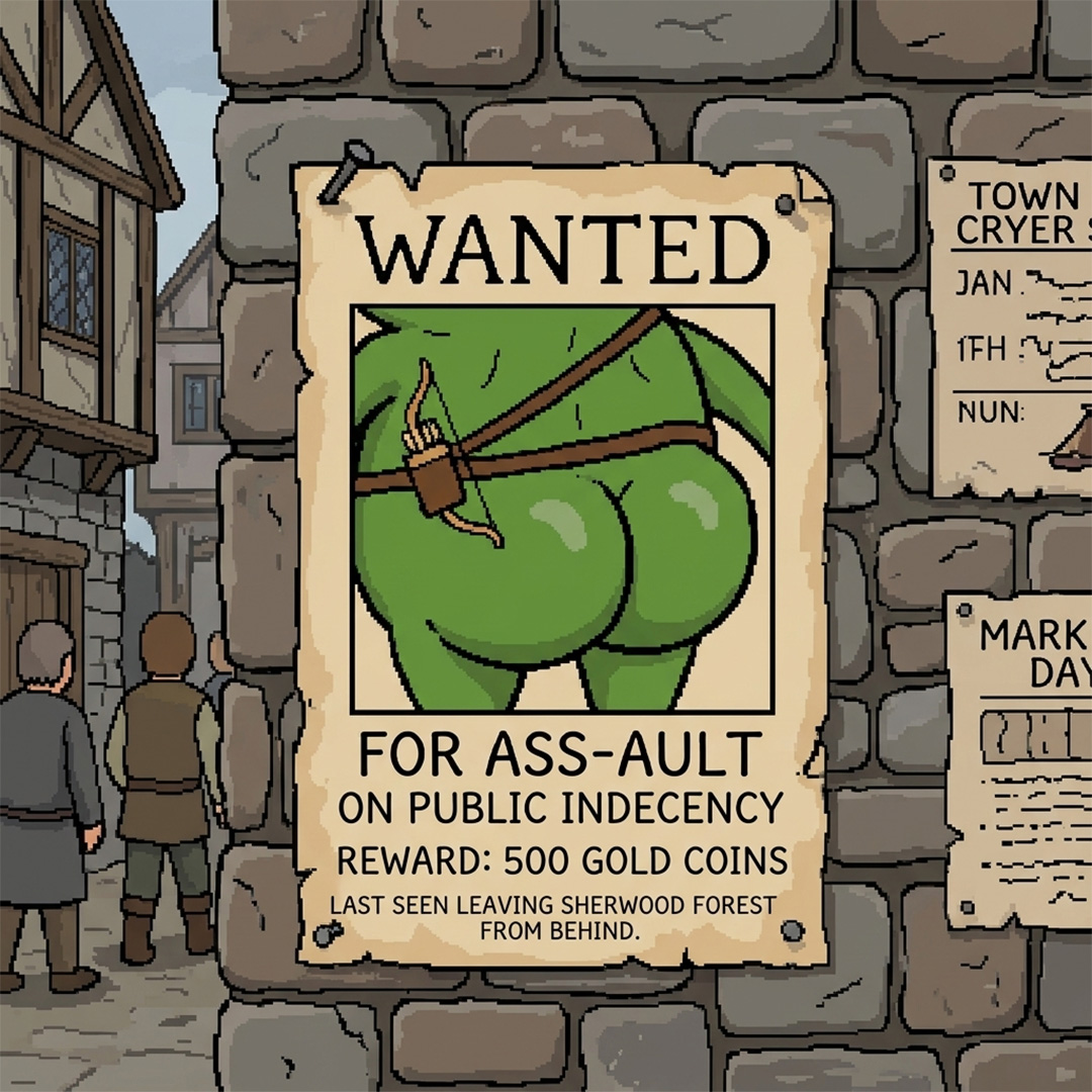 Robin Butt wanted poster