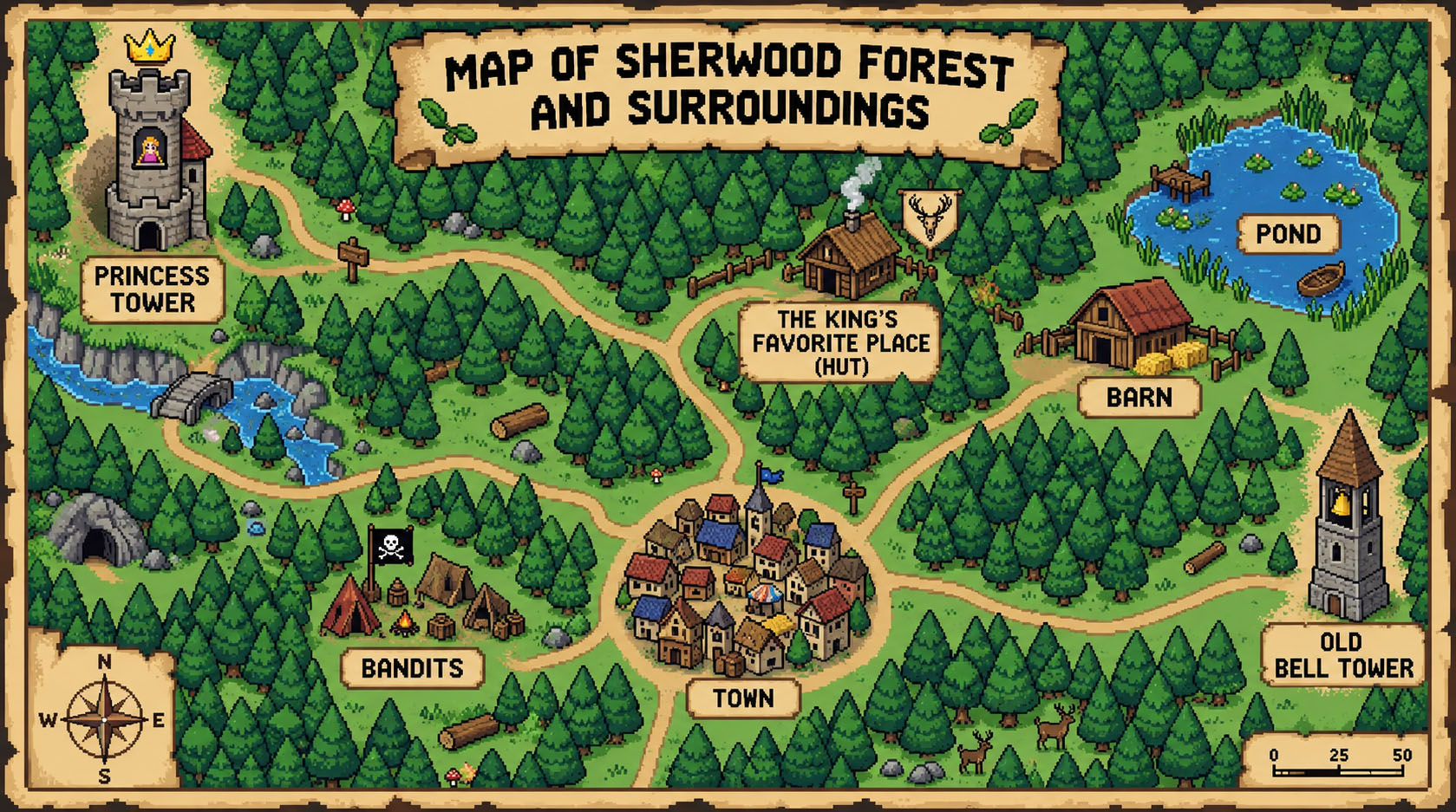 Sherwood map